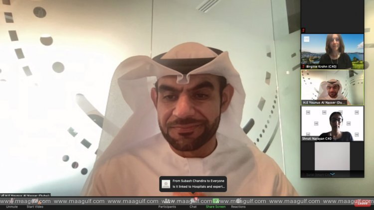Smart Dubai joins C40 remote global roundtable to discuss the use of data and technology to manage future waves